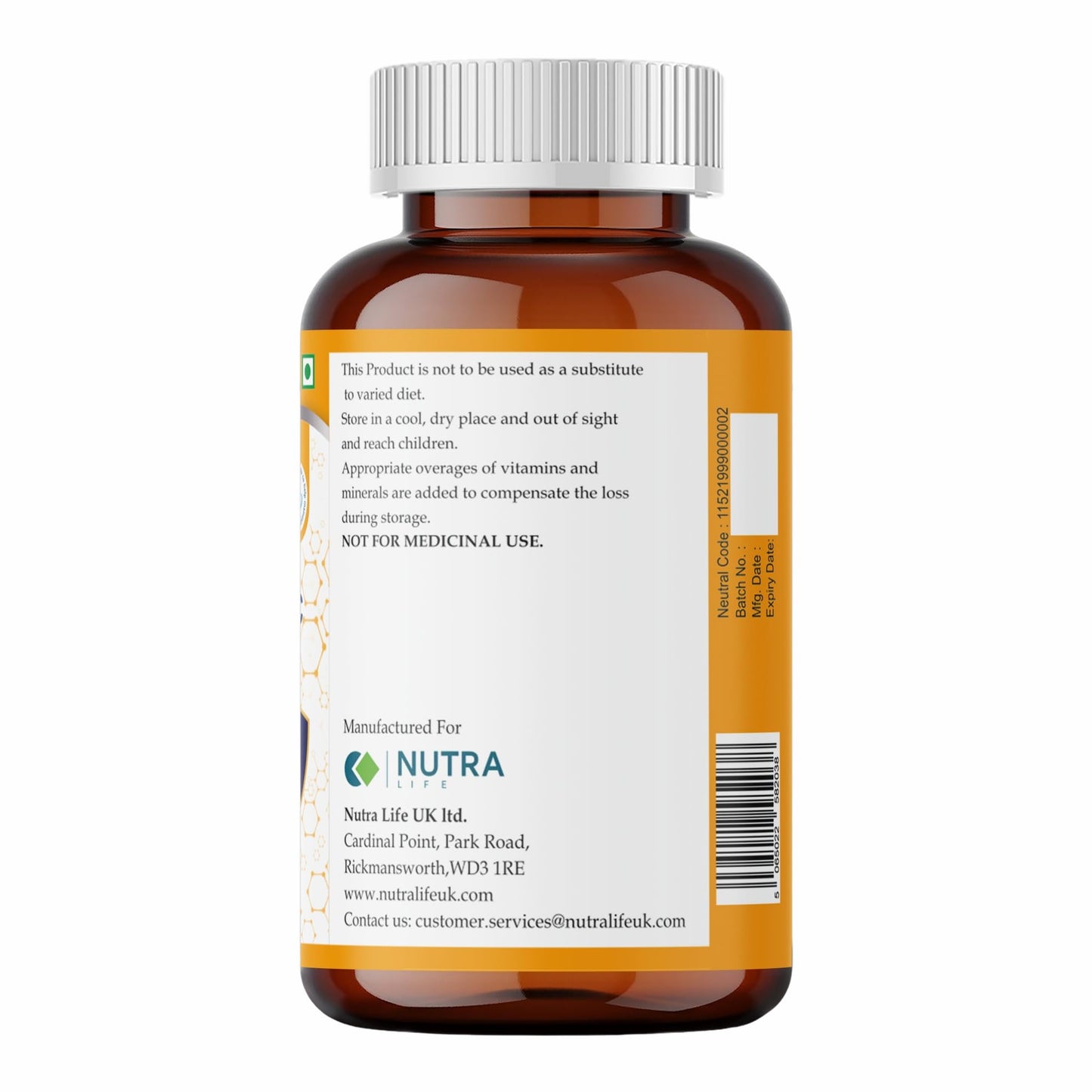 NUTRA LIFE Advanced Turmeric Tablets, 2000mg, with Ginger and Black Pepper, 90 Count