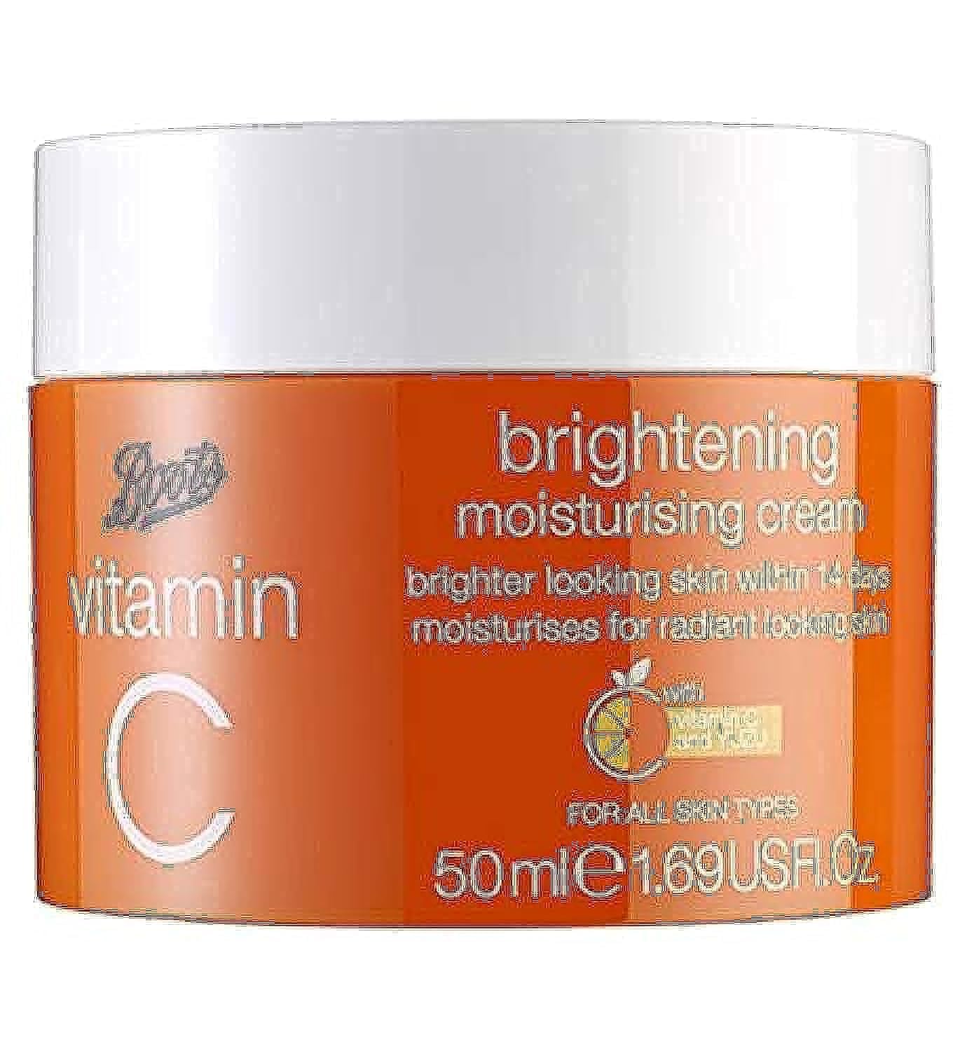 Boots Vitamin C Brightening Moisturising Cream 50ml