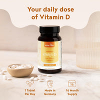 Vitamin D Tablets 4000 IU - 500 Vegetarian Vitamin D3 Tablets [16 Month Supply] | High Strength VIT D | Supports Immune System and Bone Health | Alpha Foods
