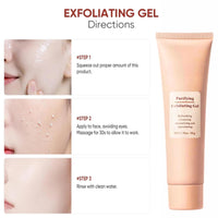Purifying Exfoliating Gel - face scrub exfoliator - Facial Scrub - Exfoliating Gel for Face For Women - Face Skin Care Deep Cleansing Even Skin Tone Soft Skin 50g