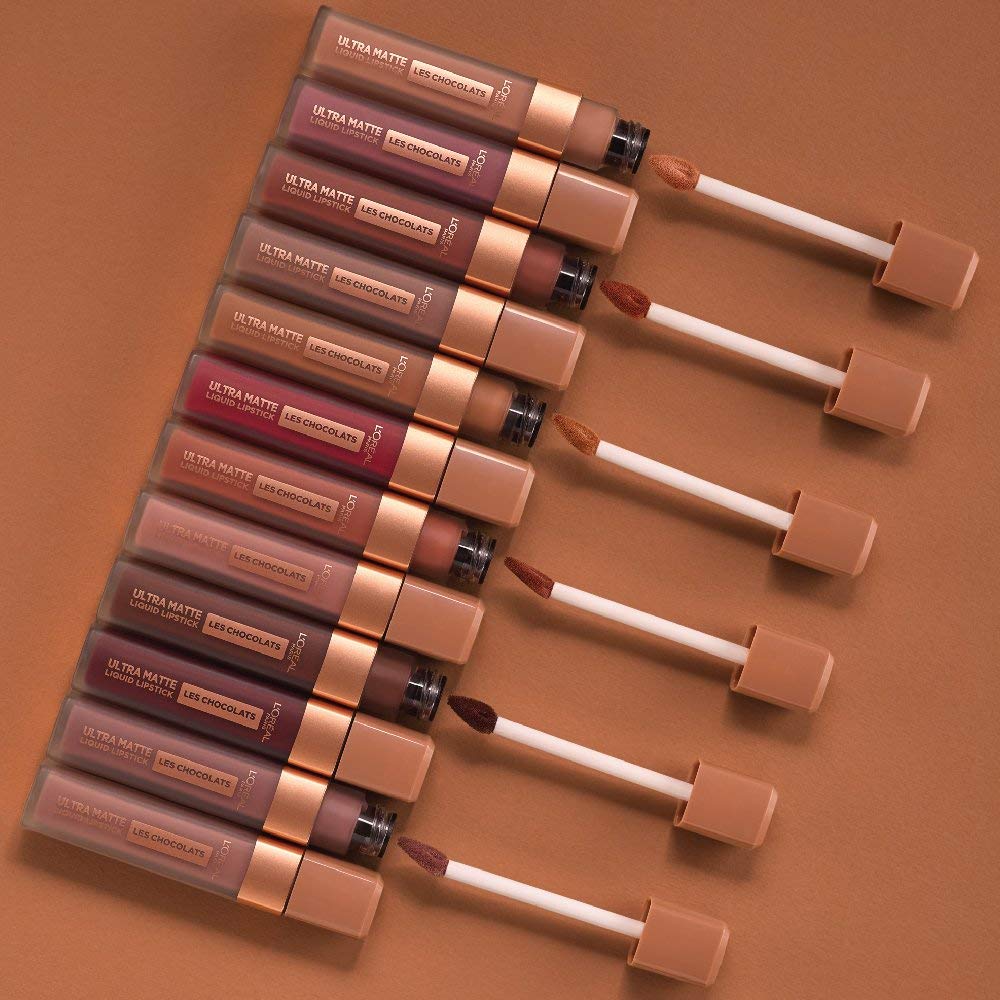 L'OREAL PARIS L'Oreal Paris Ultra Matte Liquid Lipstick Les Chocolats - 852 , Box Of Chocolates, 0.1 kg