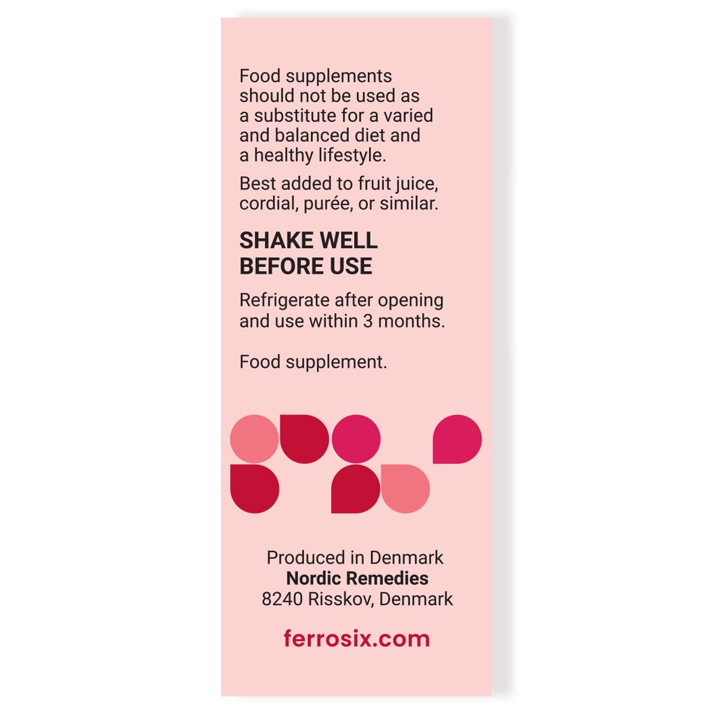 Ferrosix Iron Drops - Gentle, High Strength Liquid Supplement - Iron Deficiency & Anaemia Support - Integrated Dropper Cap - Ferrous Bisglycinate + Vitamin C - Vegan - 30 ml