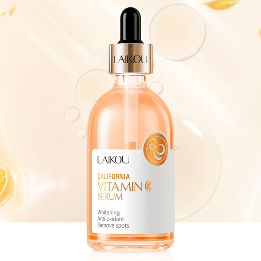 LAIKOU California Vitamin C Serum for Face, Face Serum for Women with Hyaluronic Acid, Anti Aging & Dark Spot Remover for Face, Boost Collagen & Brighten Skin, 100ML