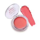 Phoera PHOERA Makeup Face Cheek Blush Cream Matte Blusher Super blend-able Sweat-Resistant Pressed Foundation Non_Greasy Palette AQUAPURITY (102 PEACH)