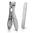 BEZOX Nail Clippers -Large Toenail Clippers for Thick Nails with 17mm Wide Jaw Opening with Nail File, Sharp Curved Blade Finger Nail Clippers, Heavy Duty Nail Cutter Trimmer for Men Seniors