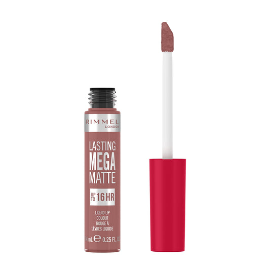 Rimmel London Lasting Mega Matte Liquid Lipstick, Long-Lasting, Hydrating, Vegan Formula - 709 - Strapless, 7.4ml