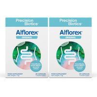 PrecisionBiotics Alflorex Original - Daily Gut Health Supplement - Contains Bifidobacterium Longum Bacterial Culture Strain 35624 - No Refrigeration Required - 60 Capsules