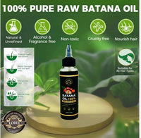 Lord of London Lord Batana Oil 100% Raw & Pure for Hair Growth, Gair treatment, 100ml, Chemical-Free Hair Oil for Thicker Fuller Hair