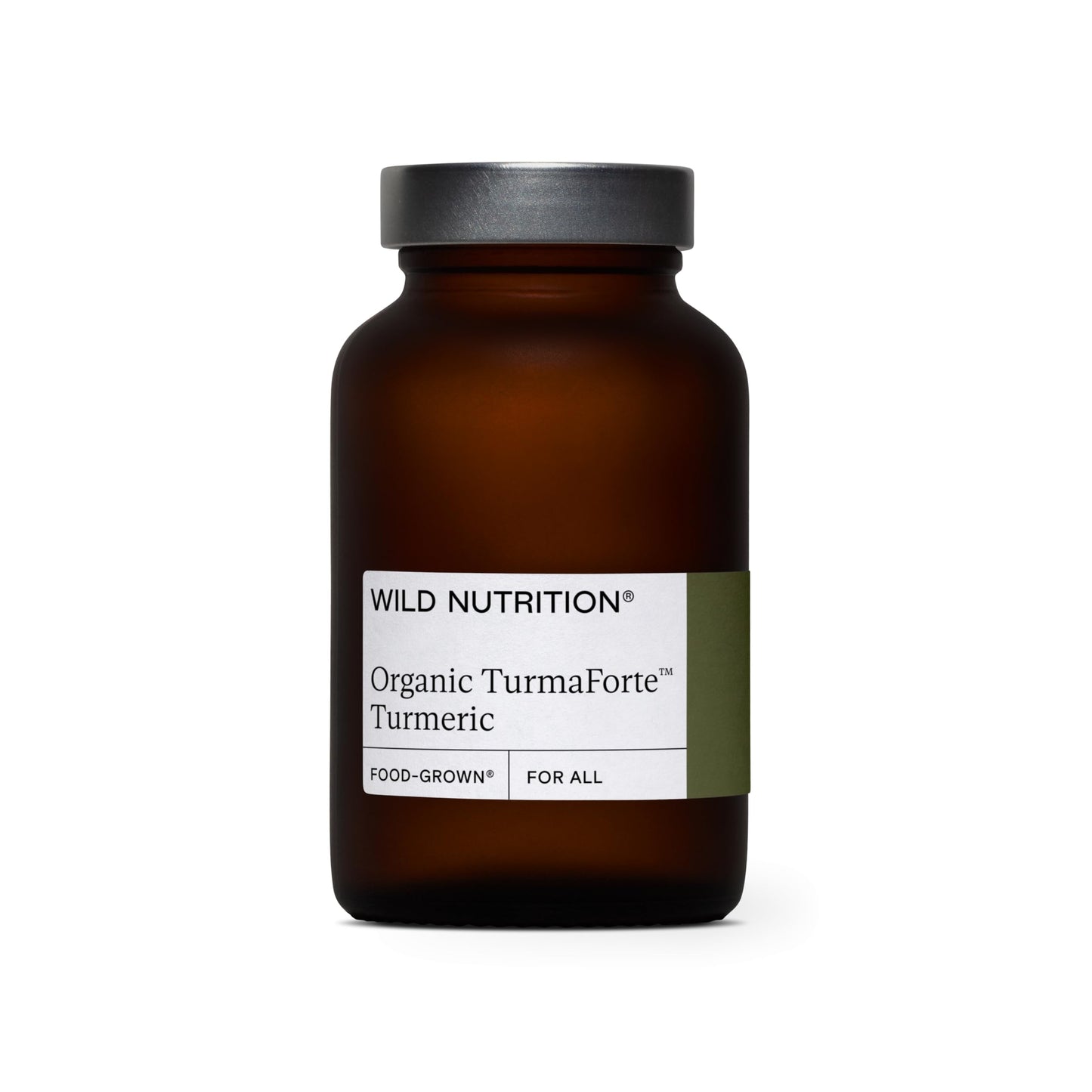 Wild Nutrition Food-Grown® Turmaforte Turmeric | Organic Turmeric Capsules | High Absorption Muscle & Joint, Antioxidant, & Immune Support | Curcumin Supplements | 60 Capsules