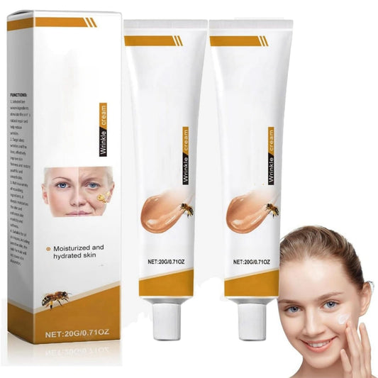 Haiyox 2PCS Bee V-enom Wrinkle Removal Cream,B-ee V-enom Anti Wrinkle Cream,B-ee V-Enom Removal Cream,B-ee V-enom Firming Cream,Advanced Skin Firming Cream,Face Moisturizer Cream For All Skin Type