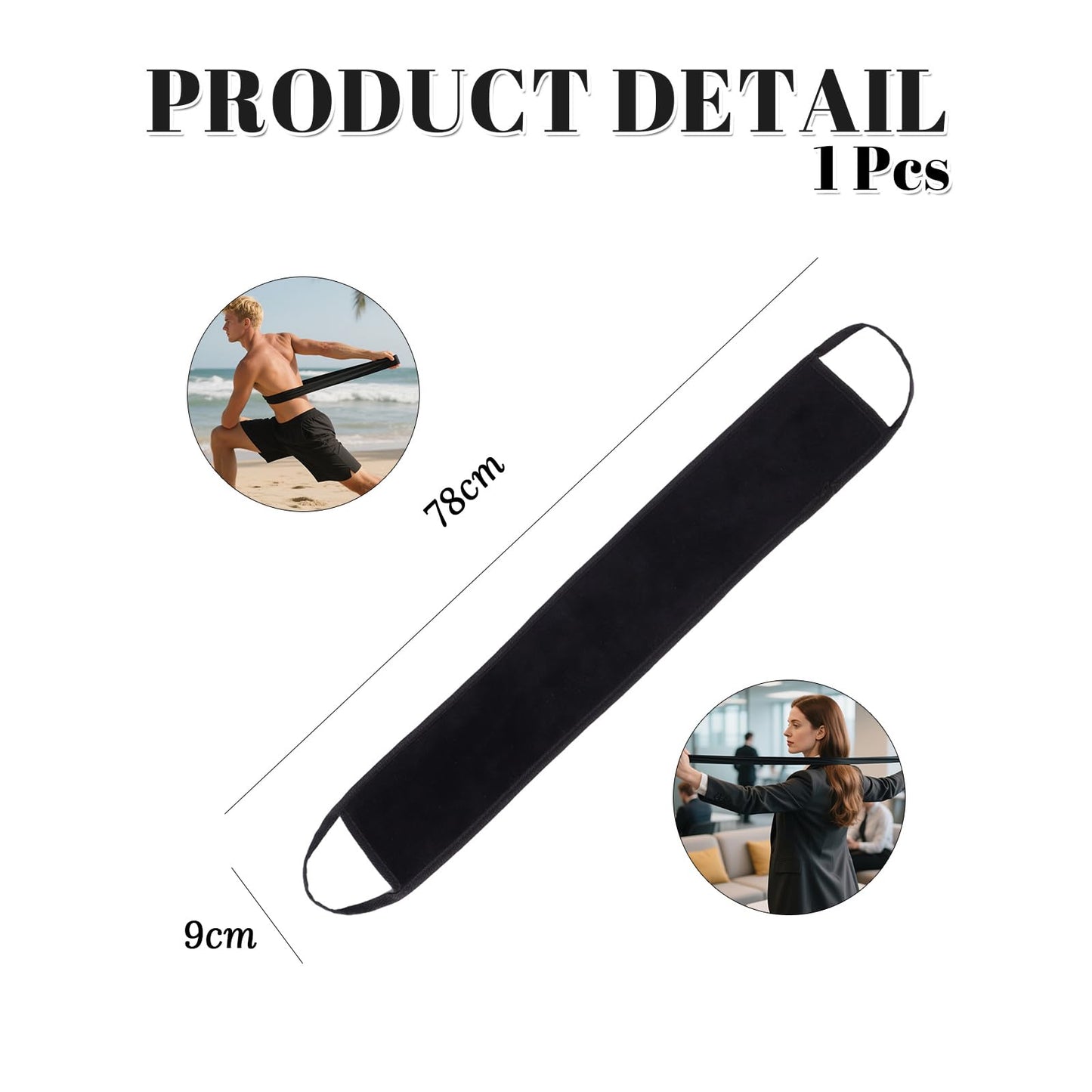 Self Tanning Back Applicator - Easily Apply Lotion, Cream or Medicine to Hard-to-Reach Areas with This Back Tanning Tool. Perfect for Sunless Tanners and Skincare Roducts.