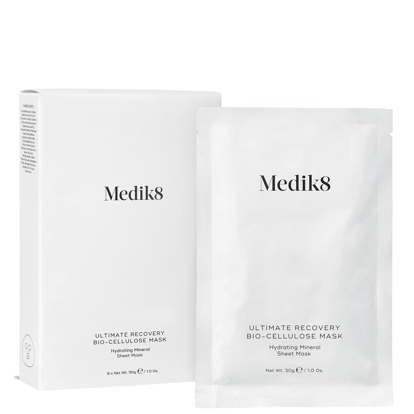 Medik8 Ultimate Recovery Bio Cellulose Mask, 6 Sachets