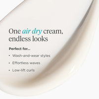 Briogeo Style + Treat™ Yuzu + Plum Oil Air Dry Hair Styling Cream, Dries Soft, Enhance Natural Hair, Vegan, 118ml