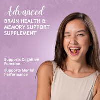 Authentic Biotics Brain Focus Supplement with Ashwagandha KSM-66 – Nootropic with B Complex & Magnesium – Energy, Memory, Focus & Mental Clarity – Vegan Cognitive Support – 3x60 Capsules Pack