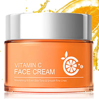 KKwoter Anti-Aging Vitamin C Moisturizer for Face - Day & Night Cream for Women & Men. Brightens & Evens Skin Tone, Boosts Collagen and Reduces Fine Lines. Effective Skin Care Solution