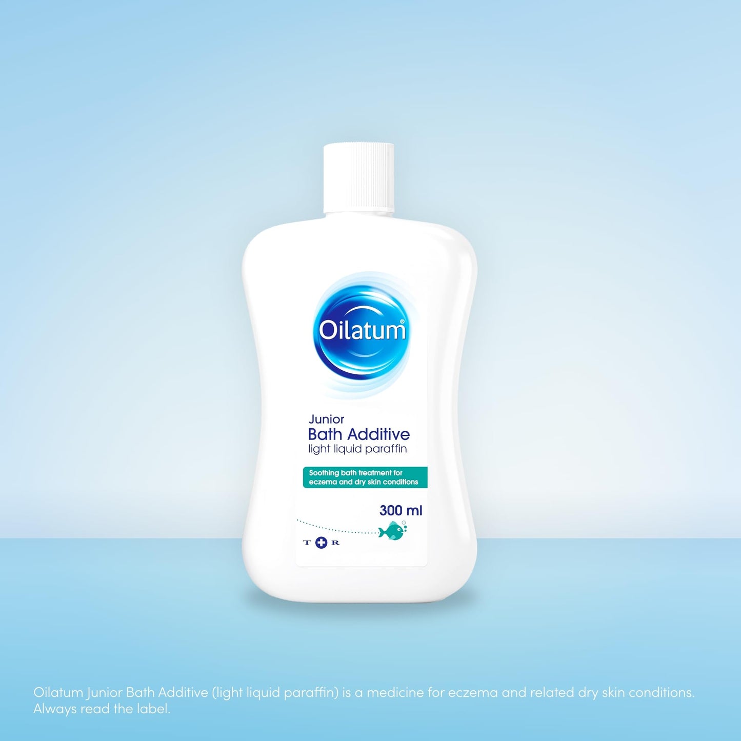 Oilatum Junior Bath Additive, Eczema and Dry Skin Emollient, Soothing and Hydrating Formula for Sensitive, Itchy Skin, Dermatologist Recommended Relief for Kids, 1 x 300ml