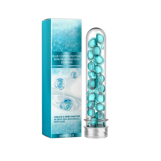 TBeautfave 2PCS Copper Peptide Capsule Serum for Face, Anti-Aging Peptide Serum with Copper Peptides, Hyaluronic Acid, & Wrinkle Reduction