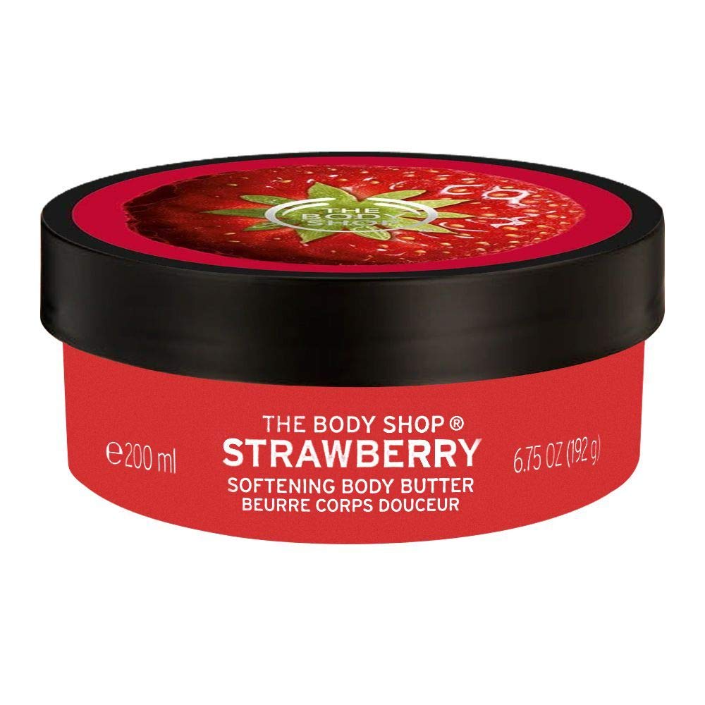 The Body Shop Strawberry Body Butter for Normal Skin 96H Nourishing Moisture Vegan 200 ml