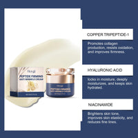 Peptide Firming Face Cream - Anti Wrinkle Face Cream for Women - Anti Aging Face Cream for All Skin Types - Skin Tightening Cream - Hydrating Face Cream - Reduces Age Spots, Moisturising