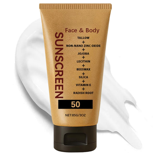 Trendyfave Grass-Fed Tallow Sunscreen Travel-Friendly