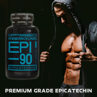 Optimised Research Labs EPI – 90 Epicatechin Supplement High Strength Muscle Builder, Muscle Recovery, Increase Strength & Endurance, Antioxidant, 30 Day Supply – 150mg (-) 90% Vegan Friendly