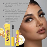 Bubble M-ascara,Colossal Bubble M-ascara,Waterproof Mascara,Lengthening & Volumizing Black Mascara,Non-Caking Formula,Lasting Eye Makeup.Create Natural Curls and Charming Eyelashes Effect