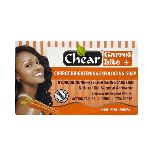 Chear Carrot Lite+ Skin Brightening Exfoliating Soap 150g - with natural bio vegetal activator