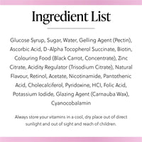 Millions & Millions - Hair, Skin & Nails Multivitamin Gummies • Maintenance of Hair, Skin & Nails • Suitable for Vegetarians • 30 Gummies • 1 Month Supply