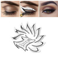 Kagodri Eye Makeup Template Stickers, 24pcs Template Eye Makeup Tools, Nine-tailed Fox Eyeshadow Eyeliner Makeup Tools