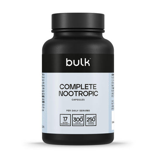 Bulk Complete Nootropic Capsules, Mental Performance, Pack of 180