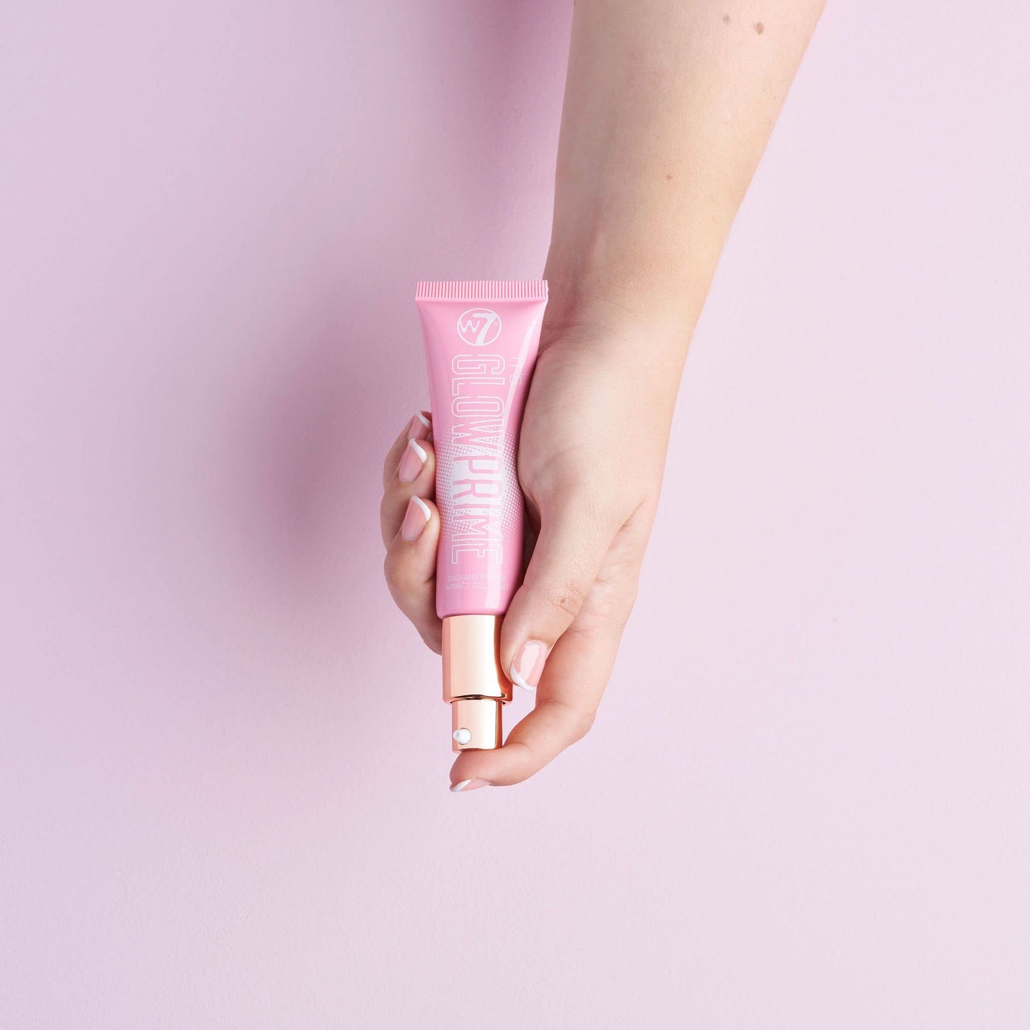 W7 It's Glow Prime Radiant Face Primer - Hydrating Skin & Blurring Imperfections - Watermelon Extract Facial Primer