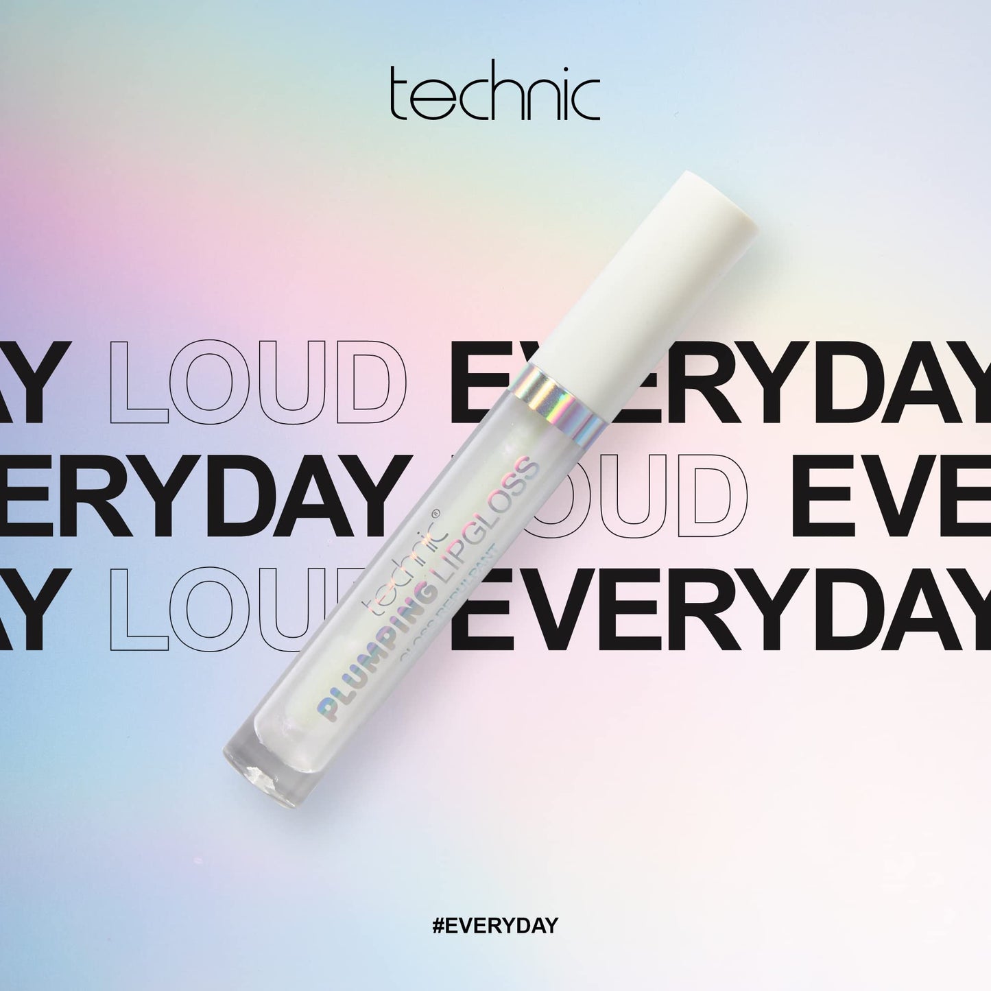 Technic Plumping Lip Gloss - Invigorating, Clear, Volumising Plump Effect For Fuller and Softer Lips - Natural, High-Shine Formula for a Perfect Pout