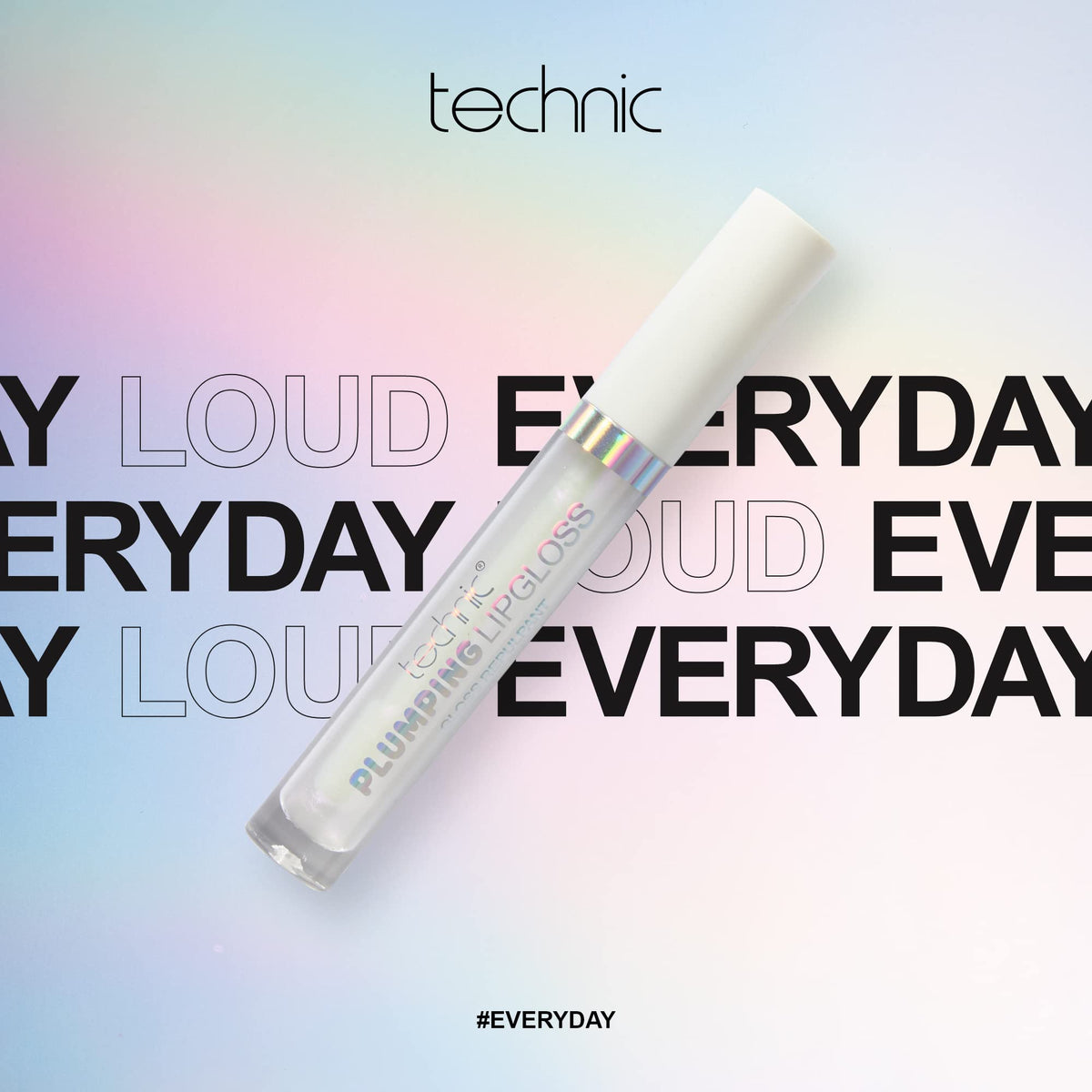 Technic Plumping Lip Gloss Duo - 2 pack - Invigorating, Clear, Volumising Plump Effect For Fuller and Softer Lips - Natural, High-Shine Formula for a Perfect Pout