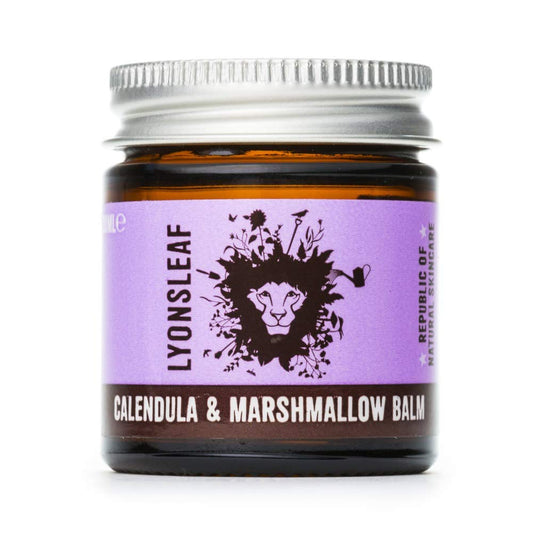 Lyonsleaf Calendula and Marshmallow Balm - 100% Natural - for dry, cracked, rough, hard or irritated skin (30ml)