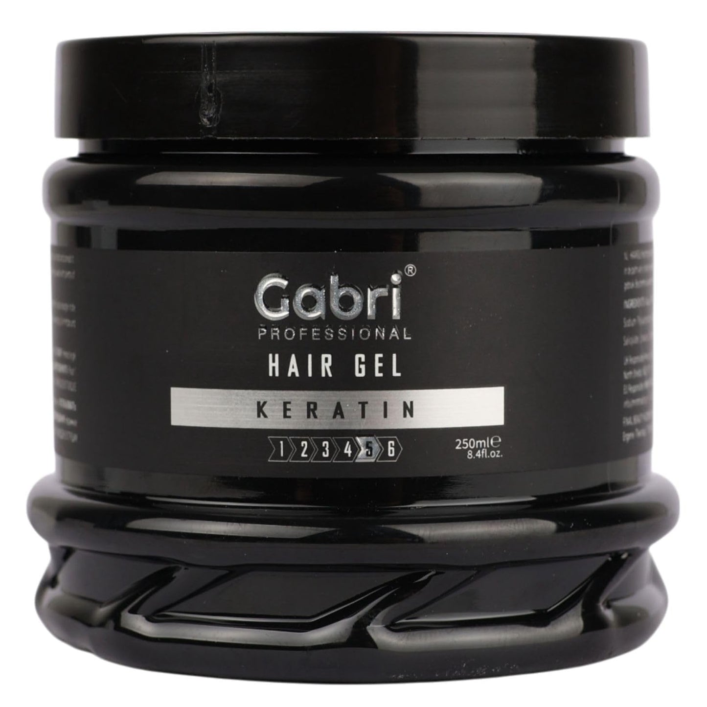 G Gabri Gabri Professional Hair Gel Series 250 ml - Strong Hold Hair Styling Gels - High Gloss, Anti-Frizz Effect, Edge Control - For All Hair Types (250 g (1 Pack), Keratin)
