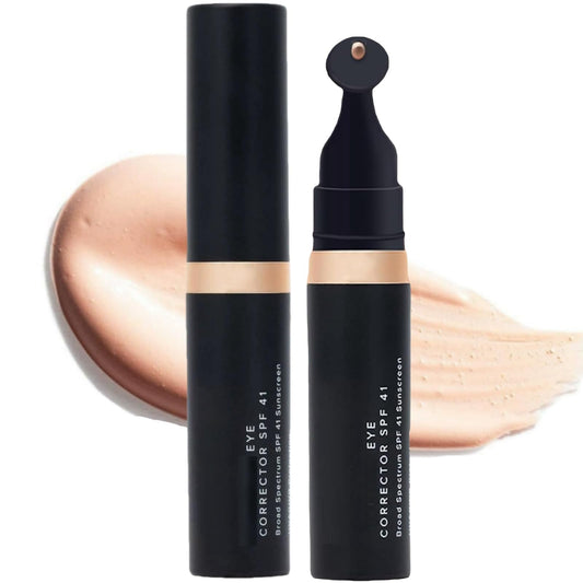 SingHao Lu/minous Eye Corrector SPF 41,Under Eye Color Corrector,Concealer for Mature Skin,Anti-Aging Tinted Eye Cream,Eye Concealer for Dark Circles,Hydrating Eyeserum,Colour Corrector Dark Circles(Fair)