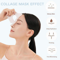 ISBEAUSOLS 10pcs Collagen Face Mask Set - Bio Collage Face Masks Beauty - Bio_dance Collagen Mask Overnight - Anti Aging Hydrating Face Mask Sheet Mask Set - Nourish Deep Real Collagen Mask