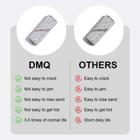 DMQ Sanding Bands for Nail Drill, 100Pcs Mini Extra Fine 240 Grit Nail File Small Nail Sanding Bands Set with Upgrade 2pcs 3/32'' Mandrels Bits for Acrylic Nail Gel Removing Shaping Manicure Pedicure