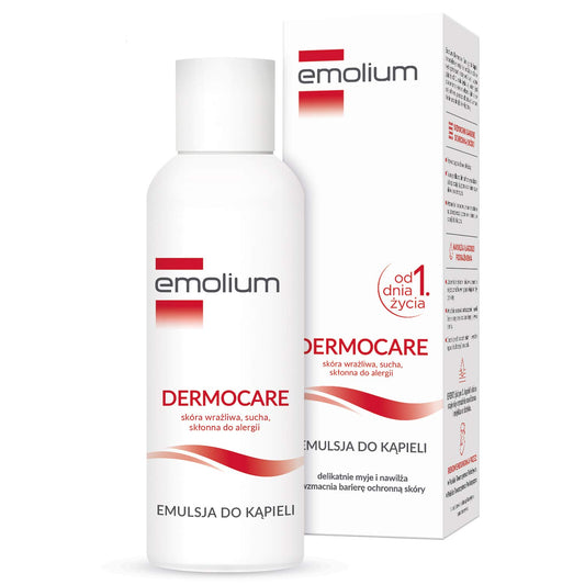 EMOLIUM Emolium Bath Emulsion Dry Atopic Skin Baby and Adult 400ml
