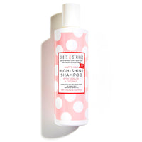 Spots & Stripes - Happy Hair High Shine Shampoo for Girls, 92% Natural Kids Shampoo with Virgin Coconut and Vanilla, Leaves Hair Smooth, Sweet-Smelling and Fantastically Shiny, Sulphate Free (250ml)