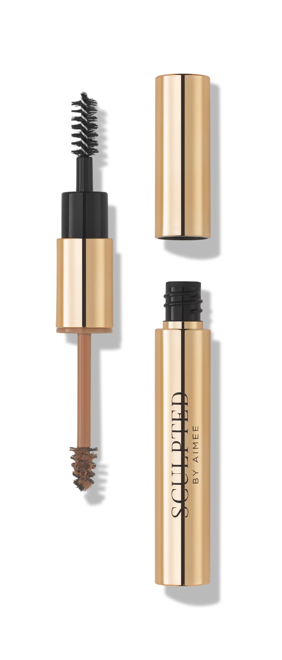 SCULPTED by Aimee EasyBrow Auburn from Sculpted by Aimee - Travel-Friendly, Double-Ended, Vegan 2-in-1 Tinted Fibre or Clear Eyebrow Gel with Spoolie