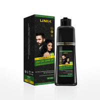 Professional Aloe Vera Dark Brown Natural Hair Colour Organic Shampoo cleanser Haircare Cleansing Comfort conditioner -Dark Brown Colour