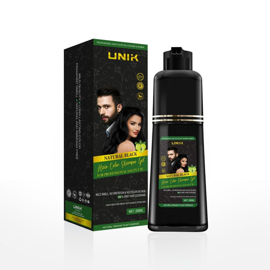 Professional Aloe Vera Dark Brown Natural Hair Colour Organic Shampoo cleanser Haircare Cleansing Comfort conditioner -Dark Brown Colour