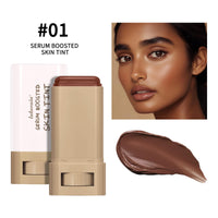 HQDA Beauty Balm Serum Boosted Skin Tint – Hydrating Tinted Moisturizer Foundation Stick, Portabl Moisturizing Contour Stick for Face Makeup (# 01)