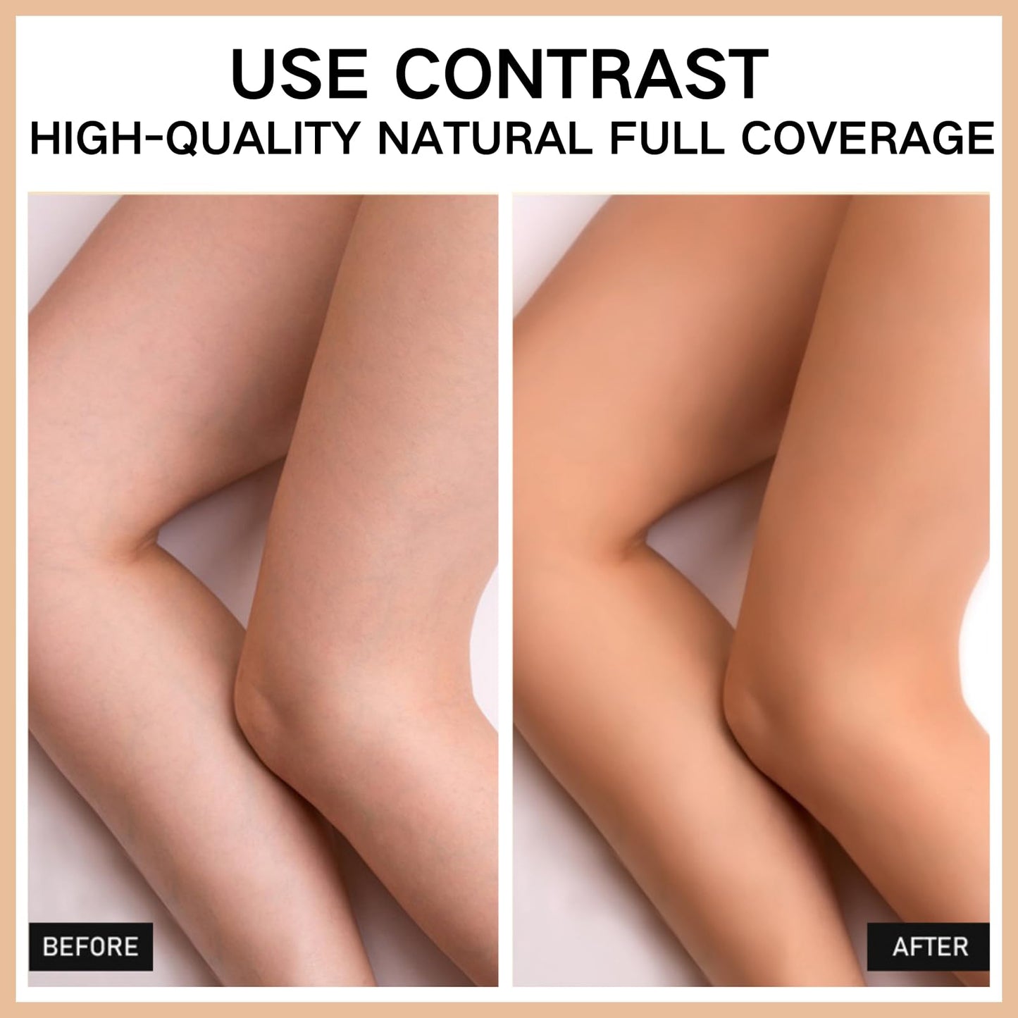 SHEBEEDO Leg Makeup Full Coverage Waterproof No Transfer Leg Makeup To Cover Veins Concealer For Mature Skin Smooth Tone Body Makeup Long Lasting Leg And Body Scar Cover Up Concealers & Correctors