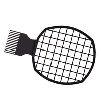 Acouto Men Afro Curly H Comb Dreadlocks Tin Foil Hot Perm Comb H Styling Tool Afro Sponge Comb Sponge B 2 in Design The Net Like Afro Hair Large Sponge Tennis Racket Afro Hair Sponge