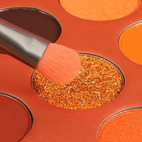 Docolor 9 Colours Orange Eyeshadow Palette Shadow Palette Highly Pigmented Mattes Shimmers Naked Smokey Glitter Cream Colorful Powder Waterproof Makeup Palette-Soul