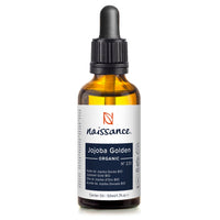 Naissance Organic Golden Jojoba Oil (No. 233) - 50ml - Natural, Unrefined - for Skin, Face, Nails, Eyelashes, Hair Growth