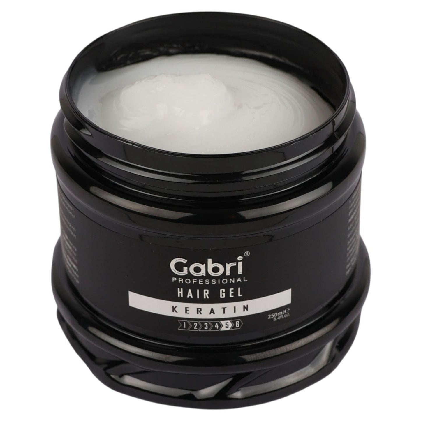G Gabri Gabri Professional Hair Gel Series 250 ml - Strong Hold Hair Styling Gels - High Gloss, Anti-Frizz Effect, Edge Control - For All Hair Types (250 g (1 Pack), Keratin)