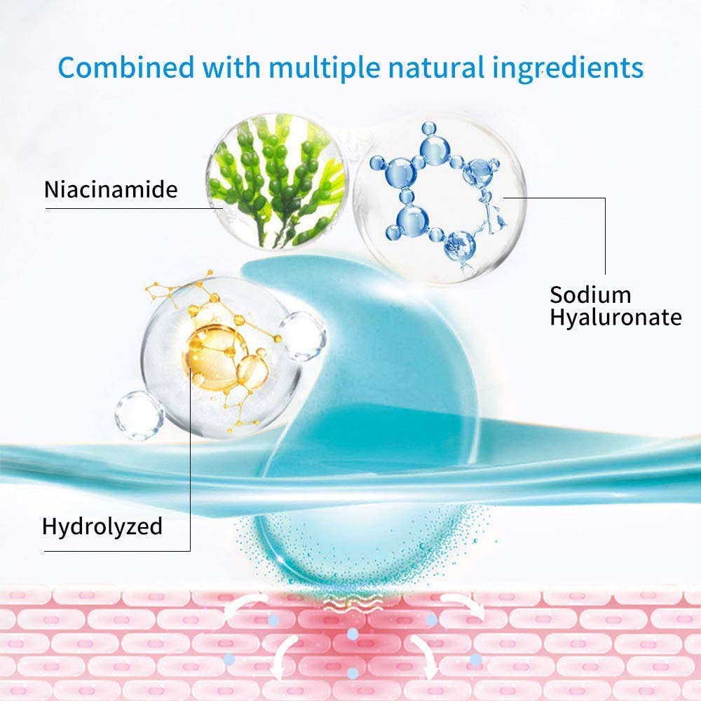 That's Ideal Marketplace 60 (30 pairs) Lanbena Collagen and Hyaluronic Acid, Eye Pads, Face Mask, Remove Dark Circles and Fine Lines, Reduce Wrinkles, Crows Feet, Reduce Eye Bags and Puffiness, 24k